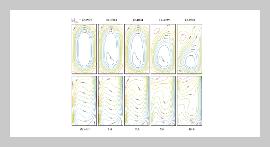 Effect of Prandtl Number on Natural Convection in a Rectangular Enclosure with Discrete Heaters