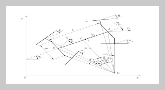 Determination of Theoretical Path of Vehicle Motion upon Cornering