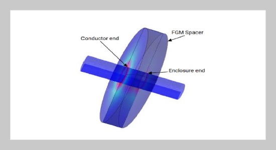 The impact of Particle on FGM insulator in a single phase gas insulated busduct on electric field stress