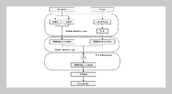 Multi-modal sentiment analysis based on Transformer and spatial transformation network in education management application